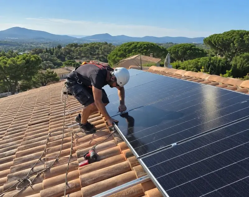 Installateur panneaux solaires Le Leuy — pose photovoltaïque sur toiture
